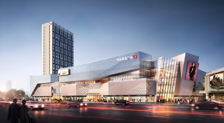 Ruichang Aoyuan Plaza Phase II (Building 15, 16, 17) Aluminum Alloy Door and Window Project