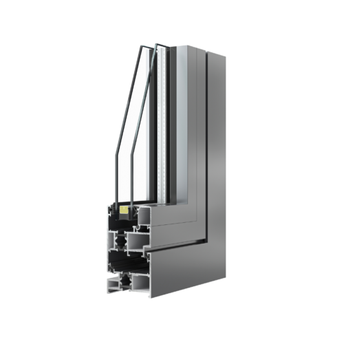 BYLROS DW55 High-Performance Aluminum Window System