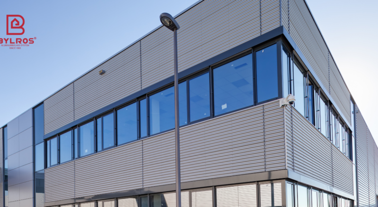 Aluminum production line showing sustainable smelting technology.